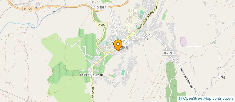 localisation de l'entreprise FEDERATION DEP FOYERS RURAUX ARDECHE à LUSSAS