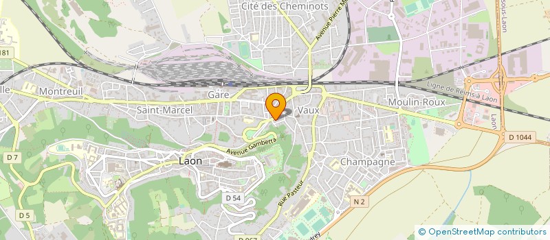localisation de l'entreprise FEDERATION DEP. INDUSTRIE HOTELIERE ... à LAON