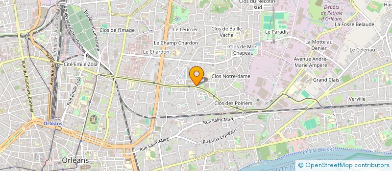 localisation de l'entreprise FEDERATION DEP MAISON FAMIL RURALES EDUC  ORLEANS