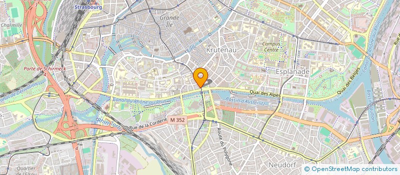 localisation de l'entreprise FEDERATION DEP. NOUV. UDF DU BAS-RHIN à STRASBOURG