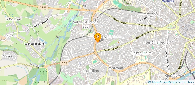 localisation de l'entreprise FEDERATION DEP SERVICES SOINS DOMICILE à LIMOGES