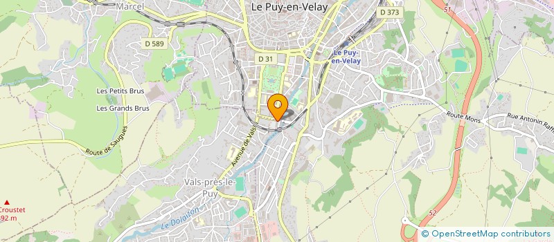 localisation de l'entreprise FEDERATION DEPAR DES COOPERATIVES CUMA à VALS-PRES-LE-PUY