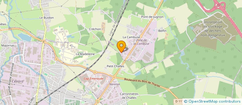 localisation de l'entreprise FEDERATION DEPART ASS PECHE PISCICULTURE à VIRIAT
