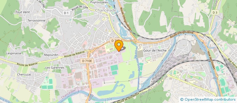 localisation de l'entreprise FEDERATION DEPART CHASSEURS DORDOGNE  MARSAC-SUR-L'ISLE