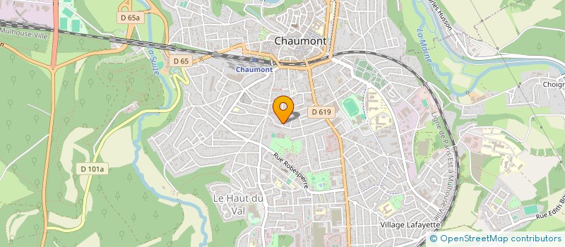 localisation de l'entreprise FEDERATION DEPART CHASSEURS HAUTE MARNE à CHAUMONT