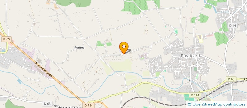 localisation de l'entreprise FEDERATION DEPART DES CHASSEURS B DU R  AIX-EN-PROVENCE