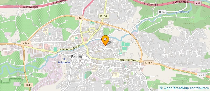 localisation de l'entreprise FEDERATION DEPART DES CHASSEURS DU VAR  BRIGNOLES