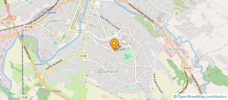 localisation de l'entreprise FEDERATION DEPART DES M J C à CASTRES