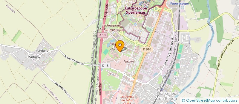 localisation de l'entreprise FEDERATION DEPARTEMENT DS ASSOCIATIONS  CHASSENEUIL-DU-POITOU