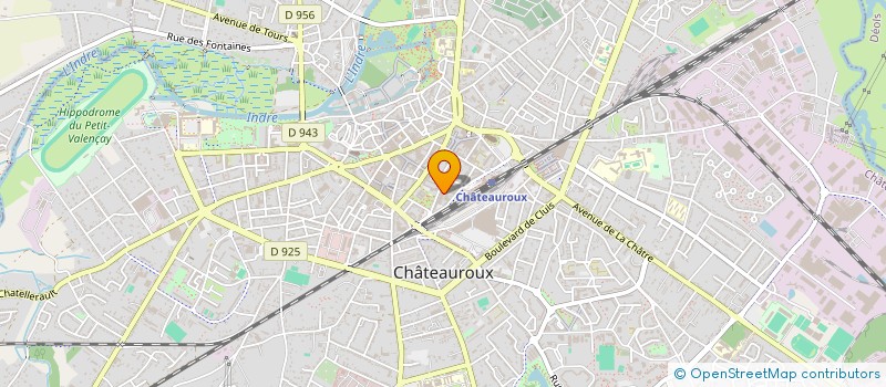 localisation de l'entreprise FEDERATION DEPARTEMENTA DES ASSOCIA ADMR à CHATEAUROUX