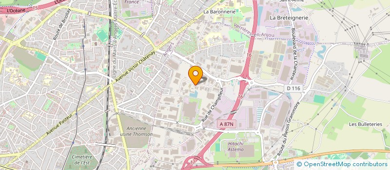 localisation de l'entreprise FEDERATION DEPARTEMENTALE ADMR  SAINT-BARTHELEMY-D'ANJOU