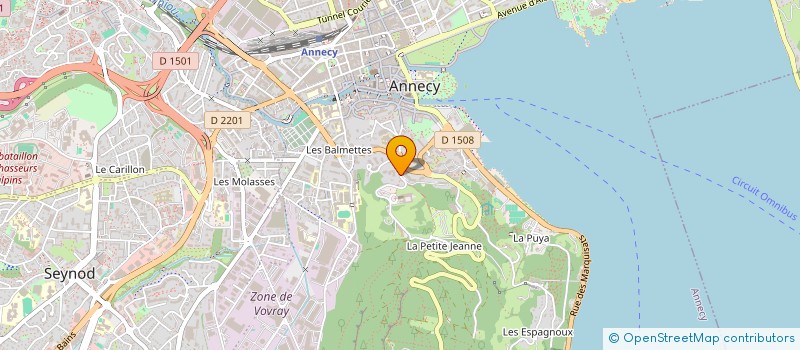 localisation de l'entreprise FEDERATION DEPARTEMENTALE DE L'ENSEIGNEMENT AGRICOLE PRIVE (F.D.E.A.P.)  ANNECY