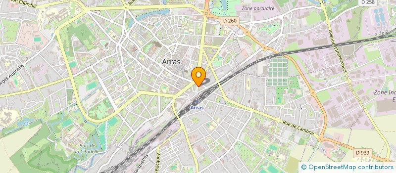 localisation de l'entreprise FEDERATION DEPARTEMENTALE DES ANCIENS COMBATTANTS ET VICTIMES DE GUERRE DE L'UNION FEDERALE DU PAS-DE-CALAIS à ARRAS