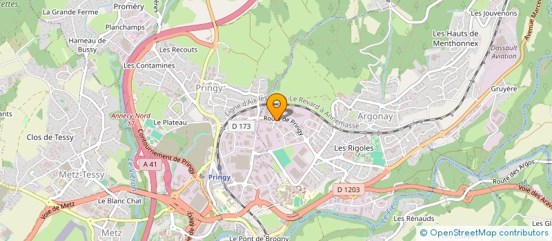 localisation de l'entreprise FEDERATION DEPARTEMENTALE DES ASSOCIATIONS ADMR à ARGONAY