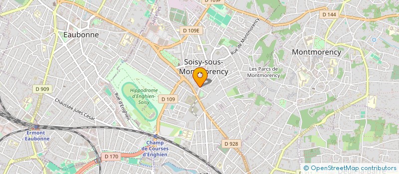 localisation de l'entreprise FEDERATION DEPARTEMENTALE DES ASSOCIATIONS ADMR DU VAL D'OISE à SOISY-SOUS-MONTMORENCY