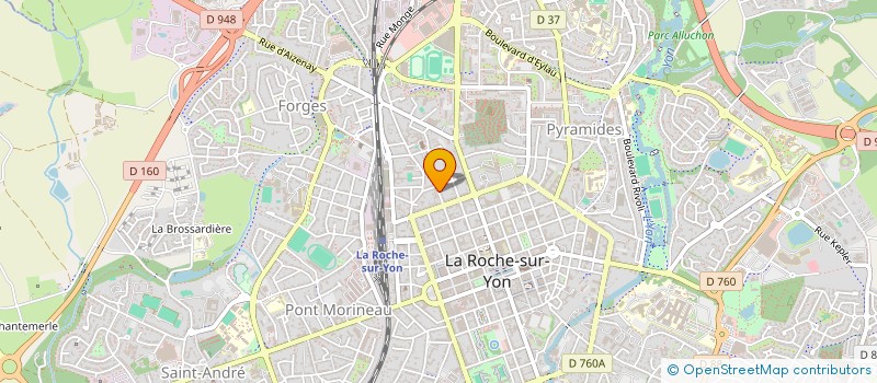 localisation de l'entreprise FEDERATION DEPARTEMENTALE DES ASSOCIATIONS D'ASSISTANTES MATERNELLES ET FAMILLES D'ACCUEIL DE VENDEE à LA ROCHE-SUR-YON