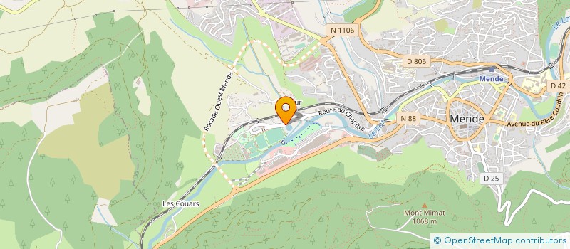 localisation de l'entreprise FEDERATION DEPARTEMENTALE DES CHASSEURS  MENDE