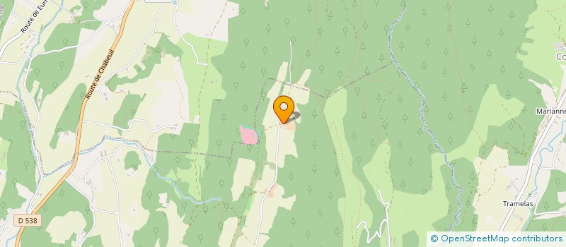 localisation de l'entreprise FEDERATION DEPARTEMENTALE DES CHASSEURS  CREST