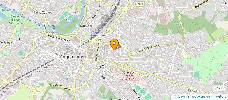 localisation de l'entreprise FEDERATION DEPARTEMENTALE DES COMMUNAUTES DE PROFESSIONNELS TERRITORIAUX DE SANTE DE LA CHARENTE FCPTS-16 à ANGOULEME