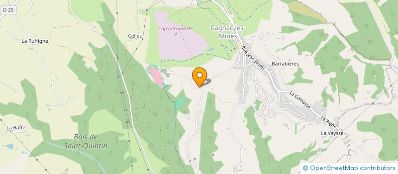 localisation de l'entreprise FEDERATION DEPARTEMENTALE DES FOYERS RURAUX DU TARN à CAGNAC-LES-MINES