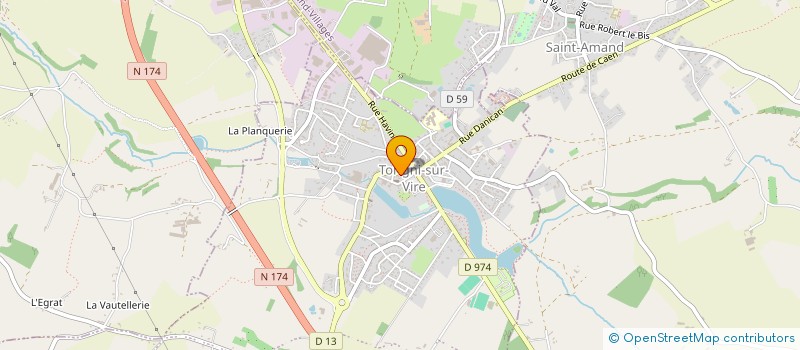 localisation de l'entreprise FEDERATION DEPARTEMENTALE DES GARDES-PARTICULIERS DE LA MANCHE  TORIGNY-LES-VILLES