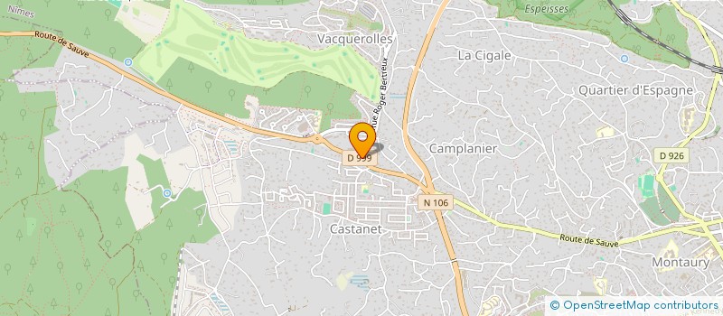 localisation de l'entreprise FEDERATION DEPARTEMENTALE DES GARDES PARTICULIERS DU GARD  NIMES