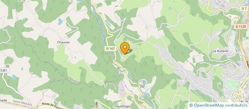 localisation de l'entreprise FEDERATION DEPARTEMENTALE DES GROUPEMENTS D EMPLOYEURS DE LA CORREZE  TULLE