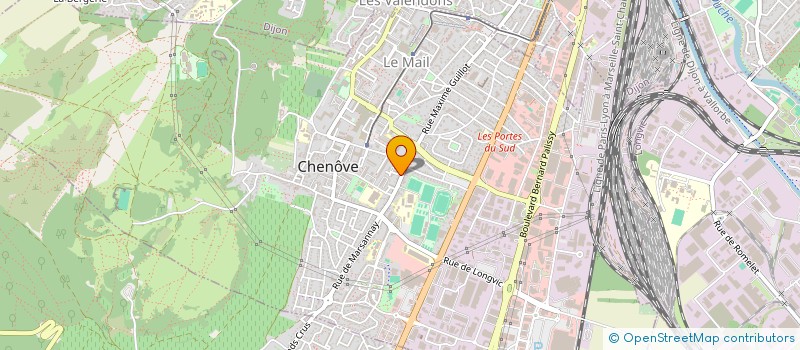 localisation de l'entreprise FEDERATION DEPARTEMENTALE DES GROUPES FOLKLORIQUES BOURGUIGNONS DE LA COTE   D'OR à CHENOVE