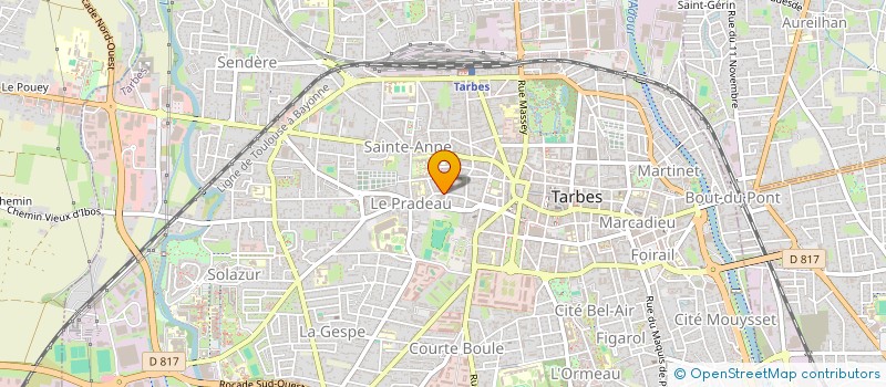 localisation de l'entreprise FEDERATION DEPARTEMENTALE DES OFFICES DE TOURISME DES HAUTES-PYRENEES  TARBES