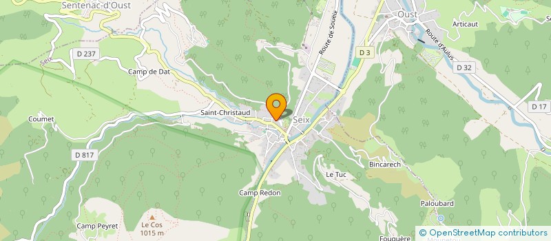 localisation de l'entreprise FEDERATION DEPARTEMENTALE DES SYNDICATS D'EXPLOITANTS FAMILIAUX MODEF ARIEGE à SEIX