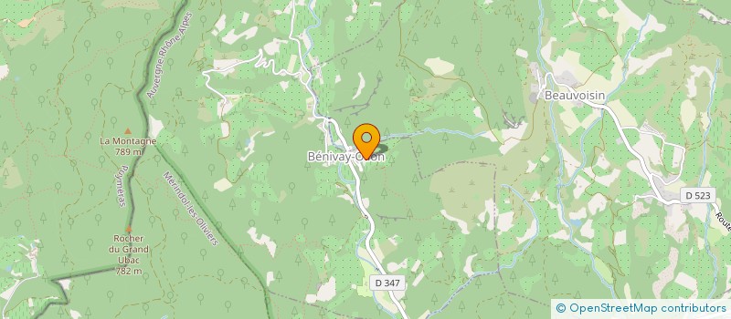 localisation de l'entreprise FEDERATION DEPARTEMENTALE DES SYNDICATS DEXPLOITANTS FAMILIAUX - MODEF DE LA DROME  BENIVAY-OLLON