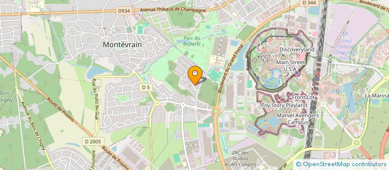 localisation de l'entreprise FEDERATION DEPARTEMENTALE DES TAXIS DE SEINE ET MARNE  EMERAINVILLE