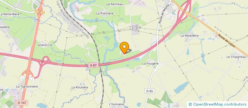 localisation de l'entreprise FEDERATION DEPARTEMENTALE FOYERS RURAUX ET ASSOCIATIONS DE DEVELOPPEMENT ET D'ANIMATION DU MILIEU RURAL DE LA VENDEE à ROCHE SUR YON (LA)