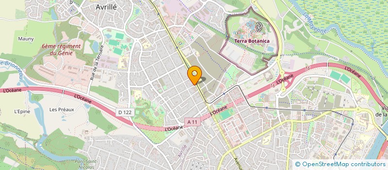 localisation de l'entreprise FEDERATION DEPARTEMENTALE LEO LAGRANGE  AVRILLE