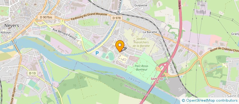 localisation de l'entreprise FEDERATION DEPARTEMENTALE LEO LAGRANGE à NEVERS