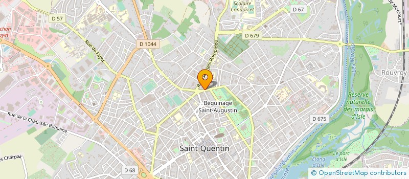 localisation de l'entreprise FEDERATION DEPARTEMENTALE MJC à SAINT-QUENTIN