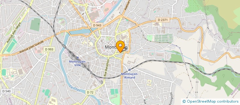 localisation de l'entreprise FEDERATION DEPARTEMENTALE UNRPA à MONTLUCON