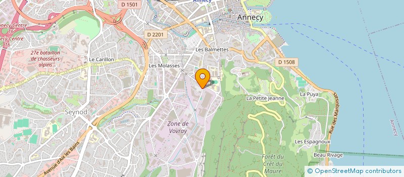 localisation de l'entreprise FEDERATION DES ACTEURS CULTURELS DE TERRAIN à ANNECY