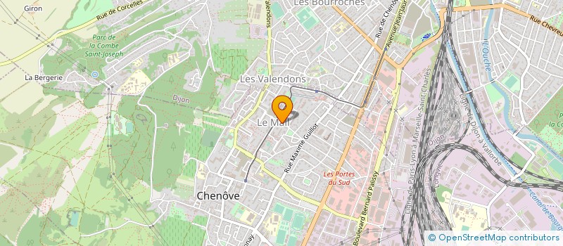 localisation de l'entreprise FEDERATION DES ACTEURS DE LA SOLIDARITE BOURGOGNE FRANCHE COMTE à CHENOVE