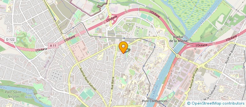 localisation de l'entreprise FEDERATION DES ACTEURS DE LA SOLIDARITE PAYS DE LA LOIRE à ANGERS