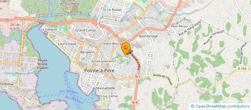 localisation de l'entreprise FEDERATION DES AGENCES ET ASSOCIATIONS DE MANNEQUINAT DOM ET TOM à LES ABYMES