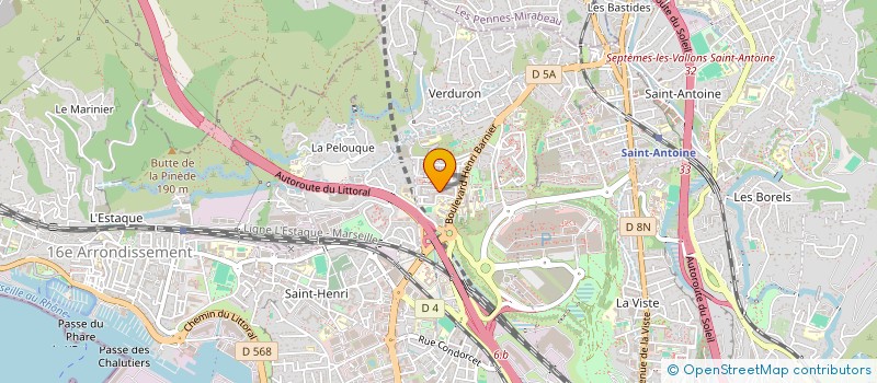 localisation de l'entreprise FEDERATION DES AIDES COMMUNAUTAIRES EDUCATIVES ET SOCIALES à MARSEILLE 16EME