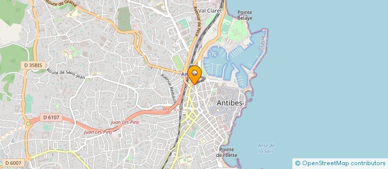 localisation de l'entreprise FEDERATION DES AM PARTI RADICAL à ANTIBES