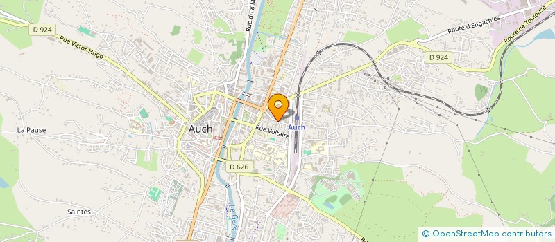 localisation de l'entreprise FEDERATION DES ARTISANS BOULANGERS ET BOULANGERS PATISSIER DU GERS  AUCH