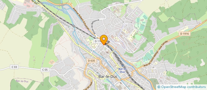 localisation de l'entreprise FEDERATION DES ARTISANS BOULANGERS ET BOULANGERS-PATISSIERS DE LA MEUSE à SAVONNIERES-DEVANT-BAR