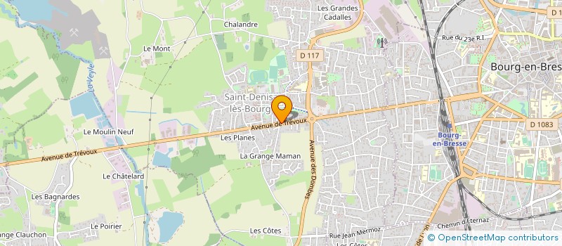 localisation de l'entreprise FEDERATION DES ARTISANS BOULANGERS-PATISSIERS DE L'AIN à SAINT-DENIS-EN-BUGEY