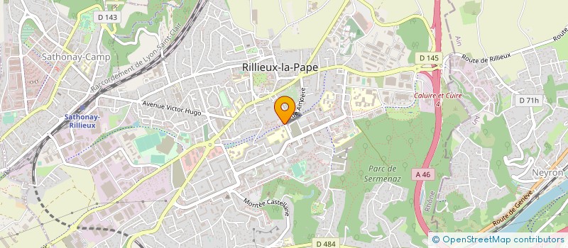 localisation de l'entreprise FEDERATION DES ARTISANS ET COMMERCANTS DE RILLIEUX LA PAPE à RILLIEUX-LA-PAPE