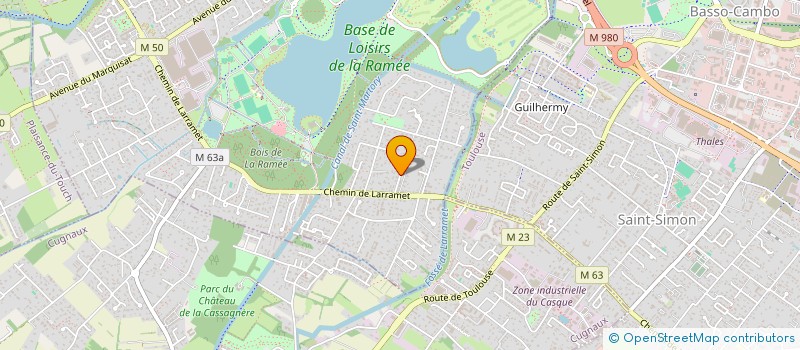 localisation de l'entreprise FEDERATION DES ASS PORTUGAISES HAUTE-GARONNE  TOURNEFEUILLE