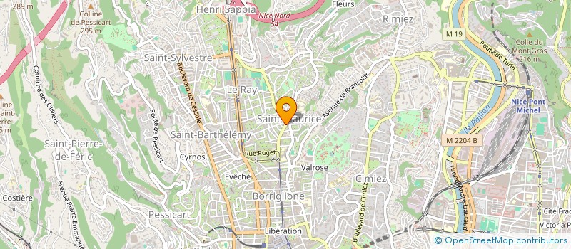 localisation de l'entreprise FEDERATION DES ASSOCIATIONS D'OUTRE MER PROVENCE ALPES COTE D'AZUR à NICE