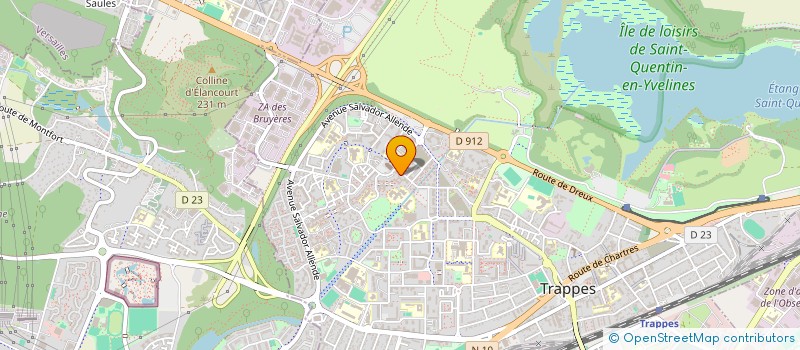 localisation de l'entreprise FEDERATION DES ASSOCIATIONS DE SOLIDARITE AVEC LA COMMUNE DE TOMORA, MALI (FASO COT)  TRAPPES